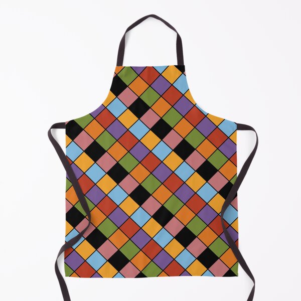 Artikelvorschau, Rainbow Diamond Pattern Farbpalette der 70er Jahre entworfen und verkauft von TheScraggyBeard.