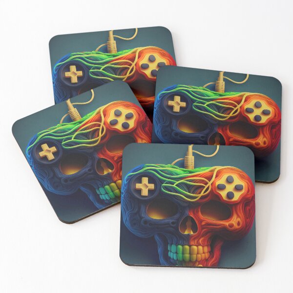Item preview, Chilli Skull Gaming Controller high rea designed and sold by AiArtestry.