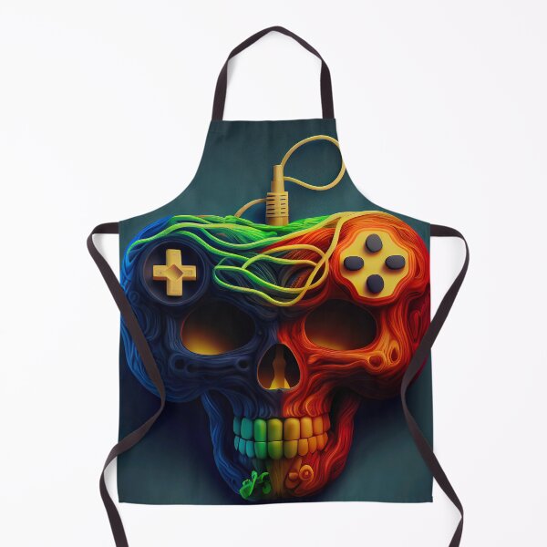 Item preview, Chilli Skull Gaming Controller high rea designed and sold by AiArtestry.
