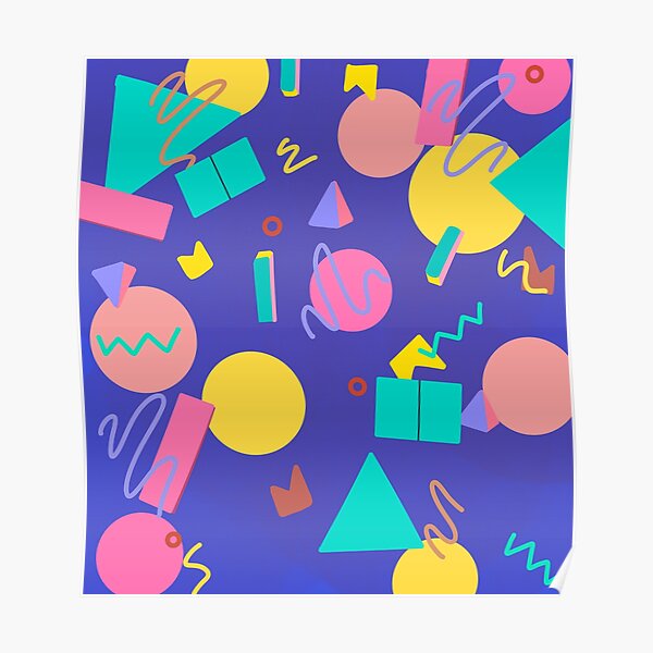 Funky, Retro-Design Poster