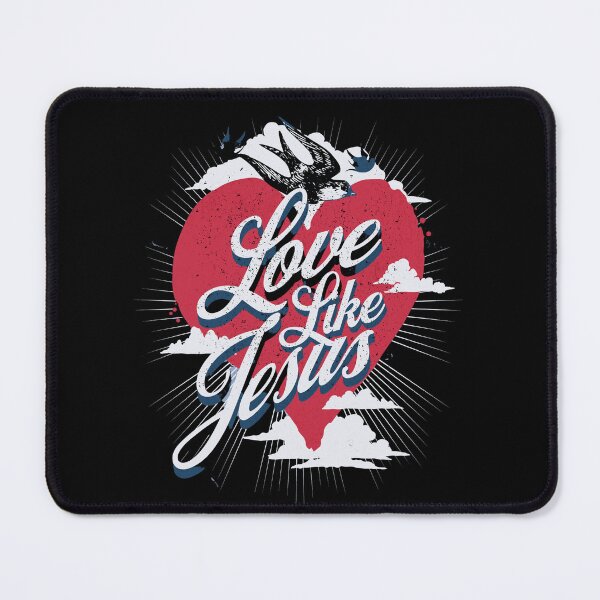 Item preview, Love Like Jesus Heart and Sparrow designed and sold by miyagifactory.