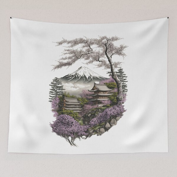 Item preview, Japanese Art Landscape designed and sold by letsgetinspired.