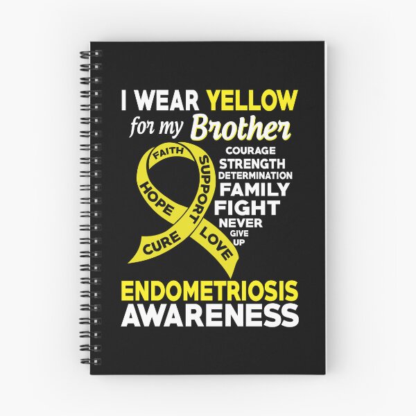 Item preview, I Wear Yellow for My Brother Endometriosis Awareness designed and sold by Adolfo114.