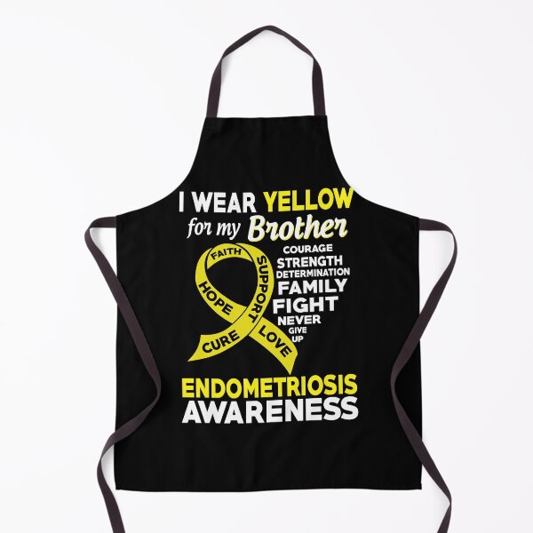 Item preview, I Wear Yellow for My Brother Endometriosis Awareness designed and sold by Adolfo114.