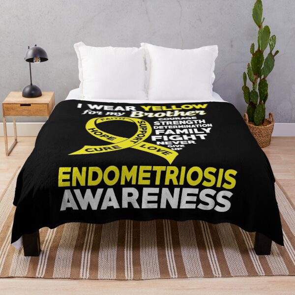 Item preview, I Wear Yellow for My Brother Endometriosis Awareness designed and sold by Adolfo114.