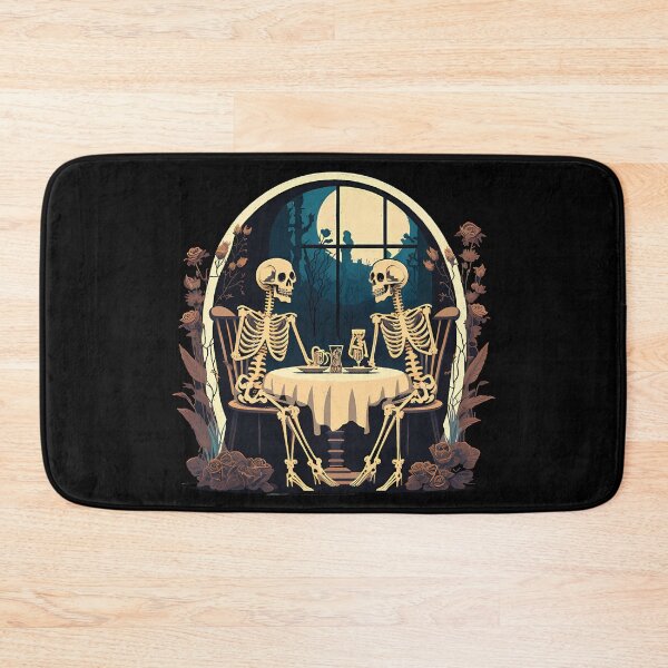 Item preview, Skeleton Macabre Dinner Dark Romantic Celebration Of Love designed and sold by Med ing.
