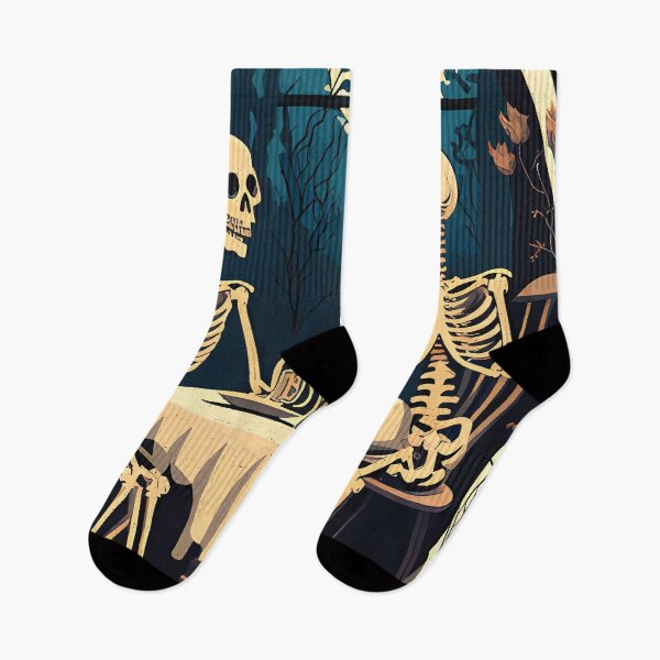 Item preview, Skeleton Macabre Dinner Dark Romantic Celebration Of Love designed and sold by Med ing.