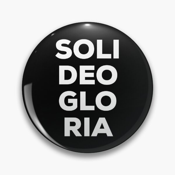 Item preview, Soli Deo Gloria Black Rectangle designed and sold by HalpinDesign.