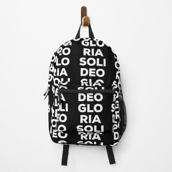 Item preview, Soli Deo Gloria Black Rectangle designed and sold by HalpinDesign.