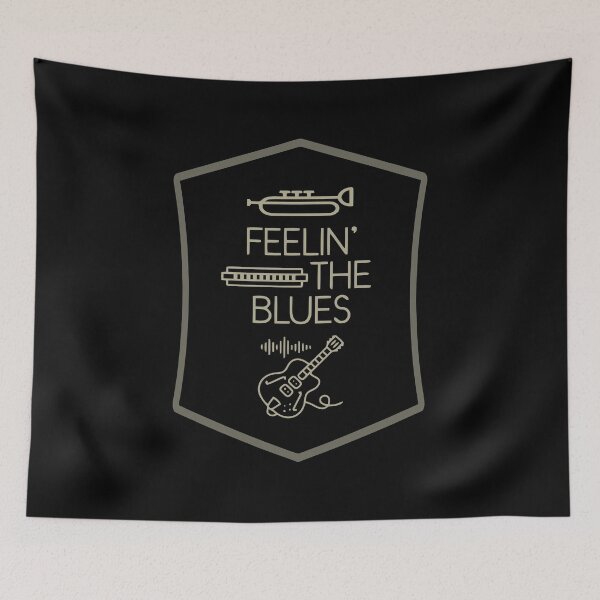 Item preview, FEELIN' THE BLUES designed and sold by headstock.