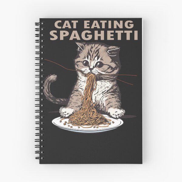 Item preview, Cat Eating Spaghetti #3 designed and sold by TotalDesine.