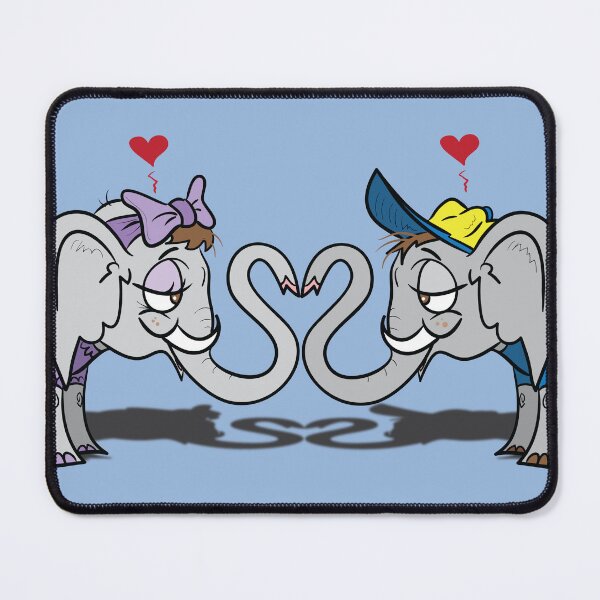 Item preview, Elephants in Love  designed and sold by JohnnyPraize.