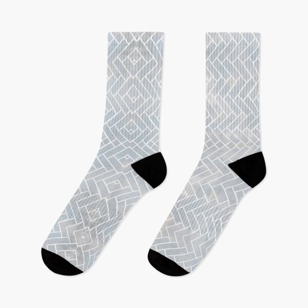 Item preview, Herringbone Inspired Gray Blue Tile Repeating Seamless Pattern designed and sold by RegalitosParaTi.