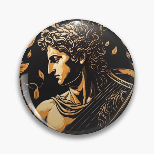 Item preview, Greek God Apollo with his lyre designed and sold by nzanzuh.