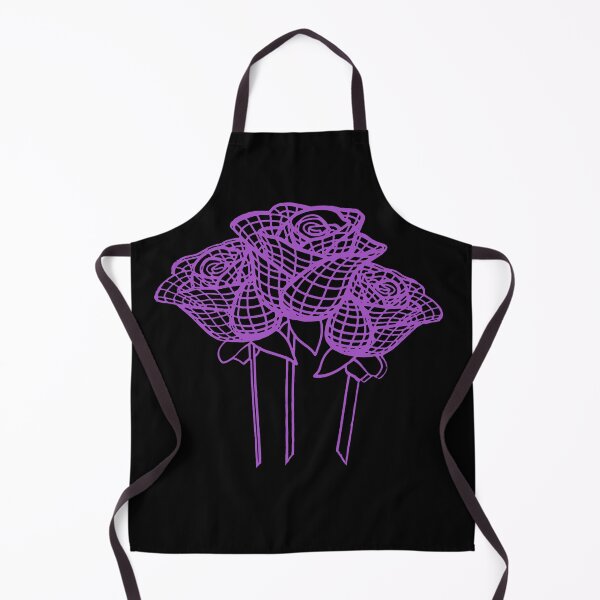 Item preview, Enchanted Mesh Graphic Purple Roses Vector designed and sold by taiche.