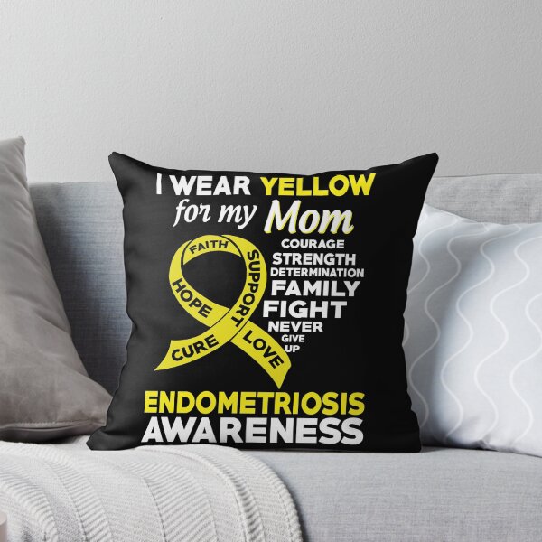 Item preview, I Wear Yellow for My Mom Endometriosis Awareness designed and sold by Adolfo114.