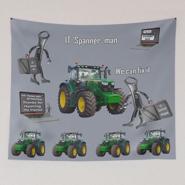 Item preview, Tractor mechanic designed and sold by Millysuewood.