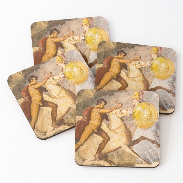 Item preview, Italy, Pompeii - Roman house interior, antique fresco decoration, ancient wall designed and sold by Paolo Modena Photography    -   Fine Italian Art.