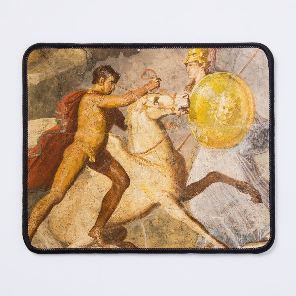 Item preview, Italy, Pompeii - Roman house interior, antique fresco decoration, ancient wall designed and sold by Paolo Modena Photography    -   Fine Italian Art.