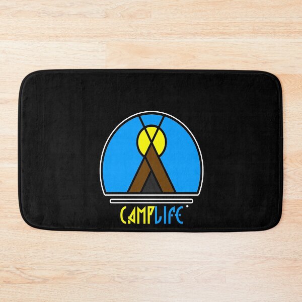 Item preview, Camp Life Black Apparel Design 1 designed and sold by PastyDesigns.