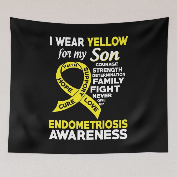 Item preview, I Wear Yellow for My Son Endometriosis Awareness designed and sold by Adolfo114.