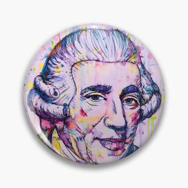 Item preview, JOSEPH HAYDN watercolor and inks portrait designed and sold by lautir.