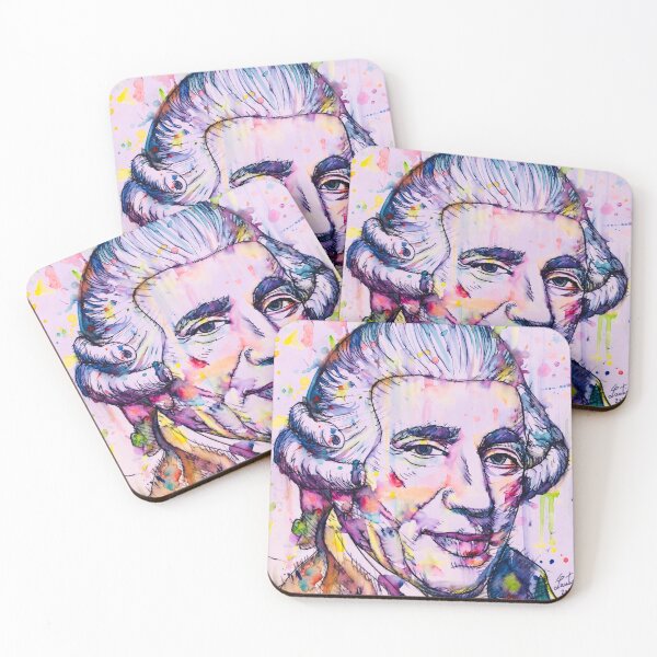 Item preview, JOSEPH HAYDN watercolor and inks portrait designed and sold by lautir.
