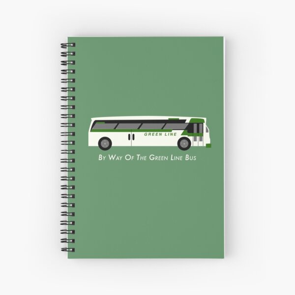 By Way of the Green Line Bus - The Royal Tenenbaums Spiral Notebook