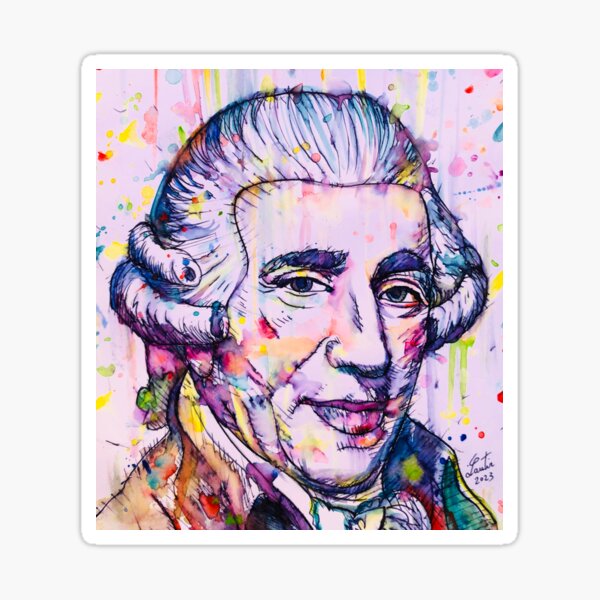 Item preview, JOSEPH HAYDN watercolor and inks portrait designed and sold by lautir.