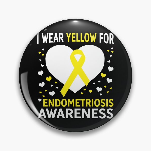 Item preview, I Wear Yellow For Support Endometriosis Awareness designed and sold by Adolfo114.