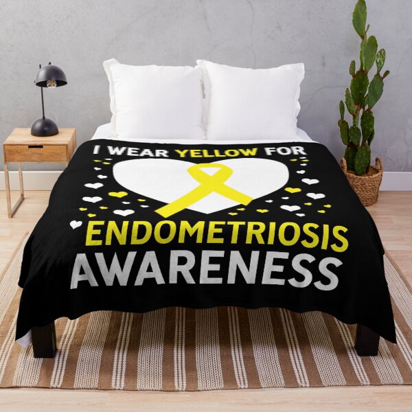 Item preview, I Wear Yellow For Support Endometriosis Awareness designed and sold by Adolfo114.