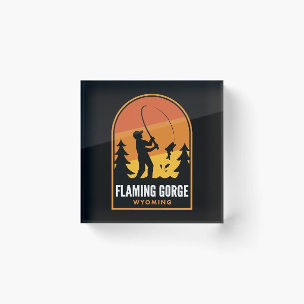 Item preview, Flaming Gorge Wyoming Fishing designed and sold by HalpinDesign.