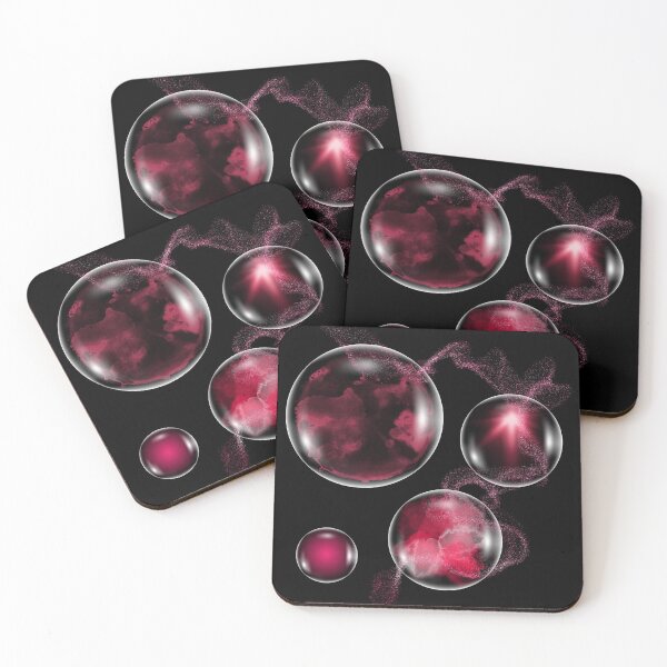 Item preview, Magenta filled bubbles  designed and sold by courtney petersen.