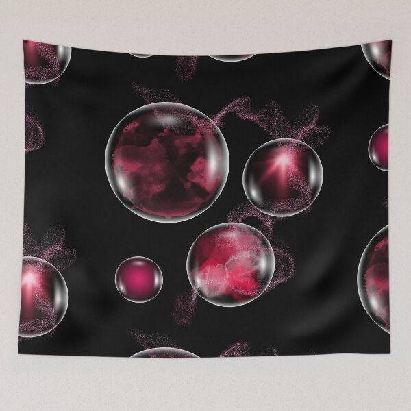 Item preview, Magenta filled bubbles  designed and sold by courtney petersen.