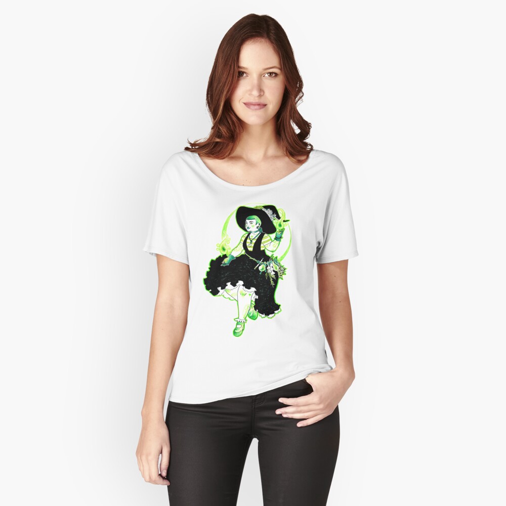 Plant Witch - Green Witch - Bruja de las plantas - Bruja Verde Relaxed Fit T-Shirt
