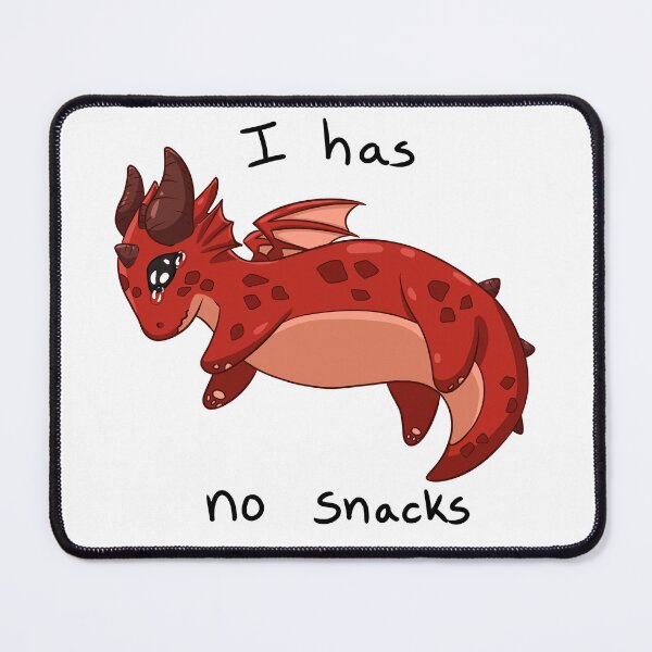 Item preview, No Snacks Sad Baby Dragon designed and sold by MagpieFeet.