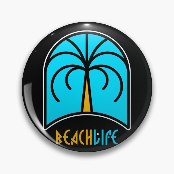 Item preview, Beach Life Black Apparel Design 1 designed and sold by PastyDesigns.