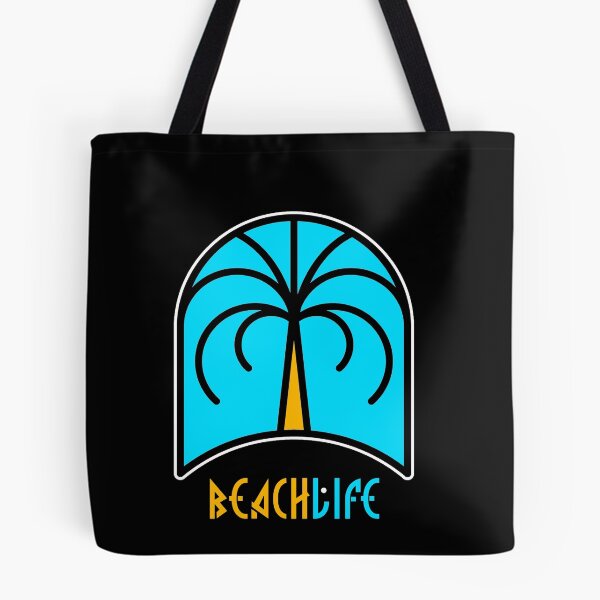 Item preview, Beach Life Black Apparel Design 1 designed and sold by PastyDesigns.