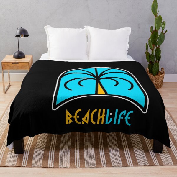 Item preview, Beach Life Black Apparel Design 1 designed and sold by PastyDesigns.