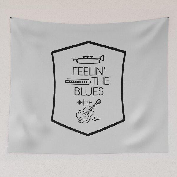 Item preview, FEELIN' THE BLUES designed and sold by headstock.