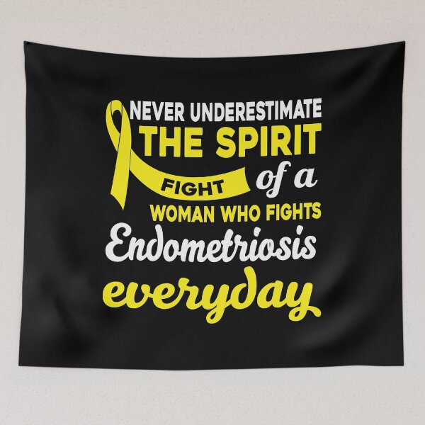Item preview, Never Underestimate Woman Fights Endometriosis designed and sold by Adolfo114.