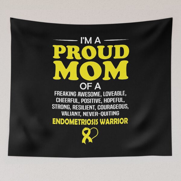 Item preview, Proud Mom Of An Endometriosis Awareness Warrior designed and sold by Adolfo114.