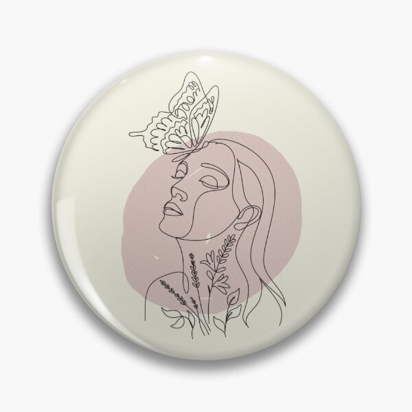 Item preview, Woman with butterfly designed and sold by Dirmit1948.