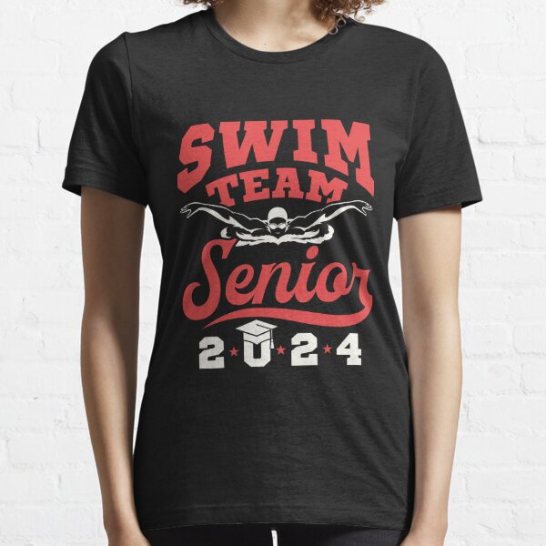 Swim Team Shirt, Mascot Shirt, Mom of a Senior, Class of 2024