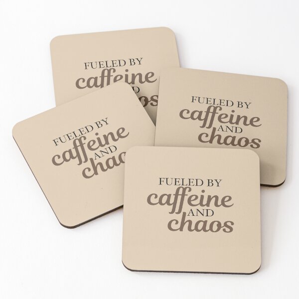 Item preview, Caffeine and Chaos designed and sold by ColoredByClaire.