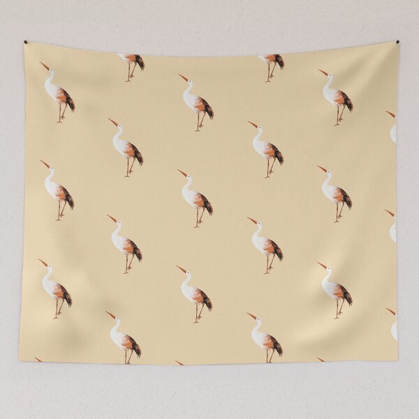 Artikelvorschau, Asian style national Crane watercolor illustration entworfen und verkauft von UnaWu533.