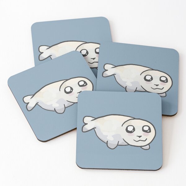 Item preview, Happy baby seal puppy smiling designed and sold by Azaswi.