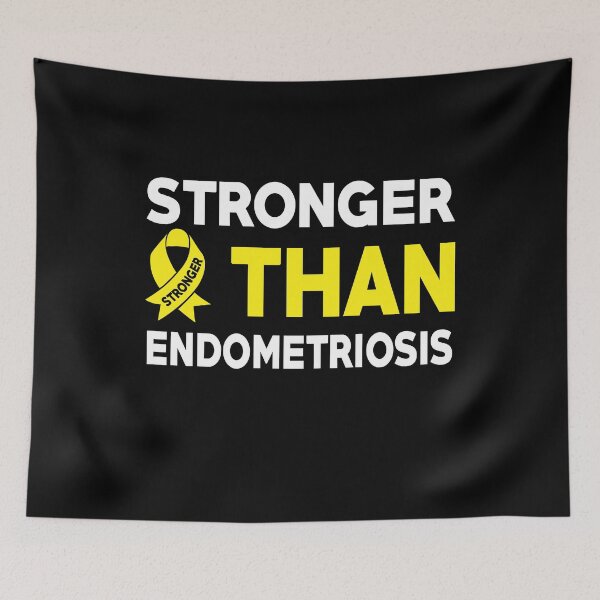 Item preview, Stronger Than Endometriosis Awareness Warrior designed and sold by Adolfo114.