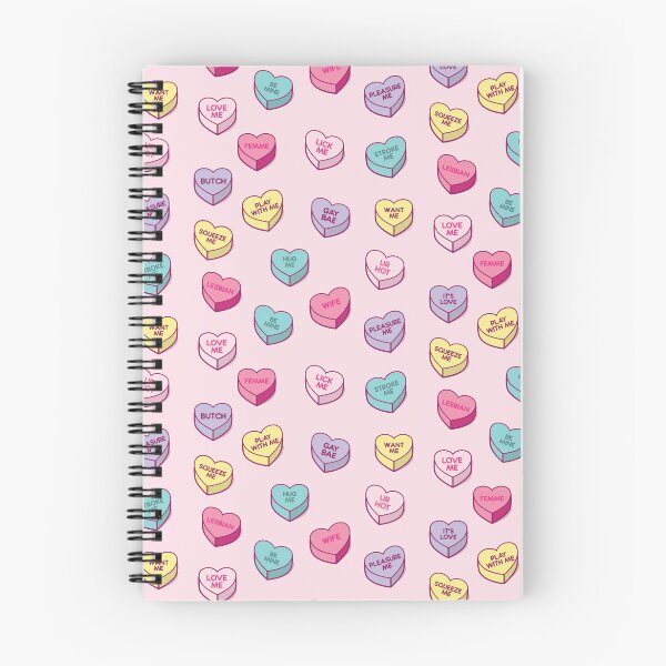 Item preview, Lesbian Conversation Candy Hearts Pattern for Valentines Day designed and sold by Hixon House.