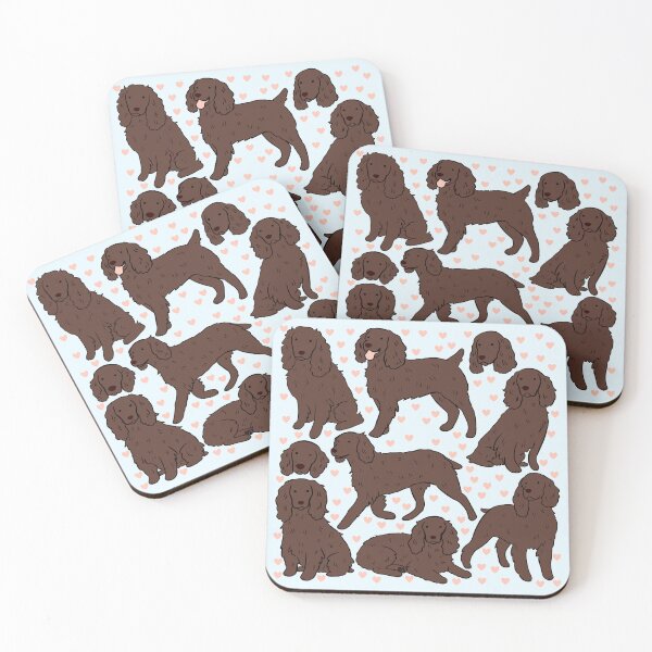 Item preview, Spaniel boykin cute illustration  pattern  designed and sold by Yarafantasyart.